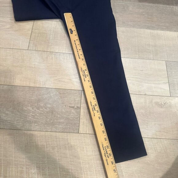 Ann Taylor Loft Womens Navy Dress Pants Size 4 Marissa Skinny - Picture 3 of 9
